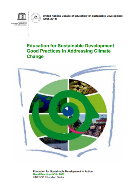  Education for sustainable development: good practices in addressing climate change
