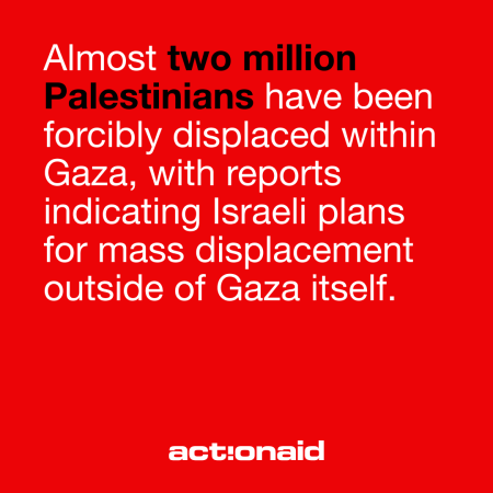 Joint statement against the mass forced displacement of Palestinians in Gaza